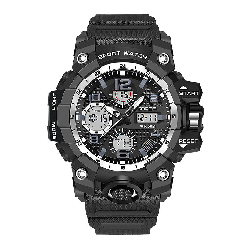 Men Dual Display Quartz Sports Watches