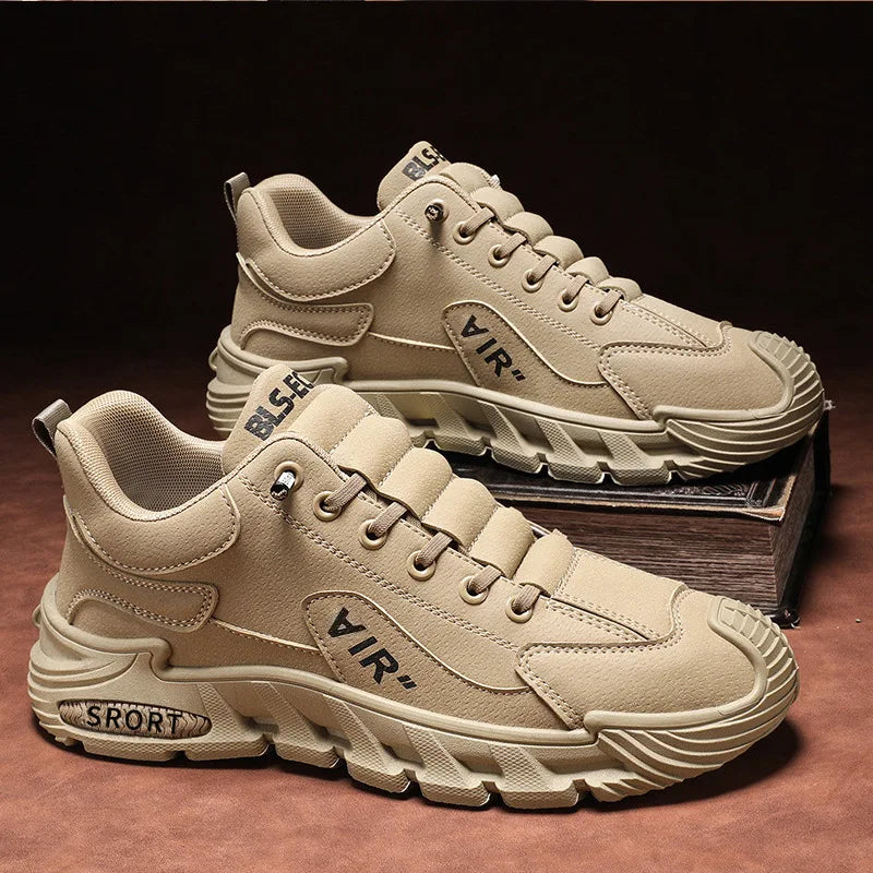 Four-season Men's Casual Shoes 2025 Solid Color