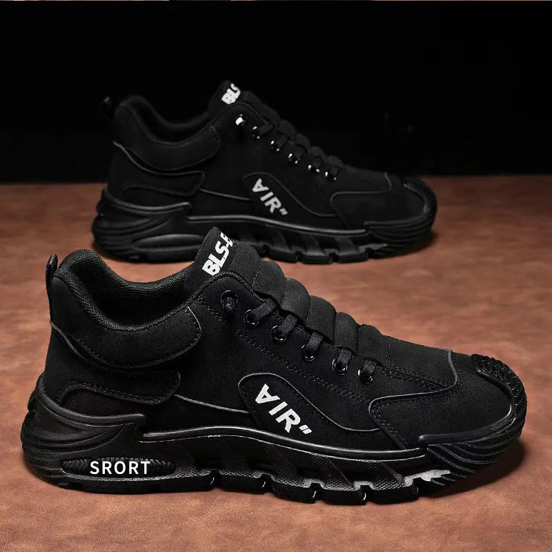 Four-season Men's Casual Shoes 2025 Solid Color