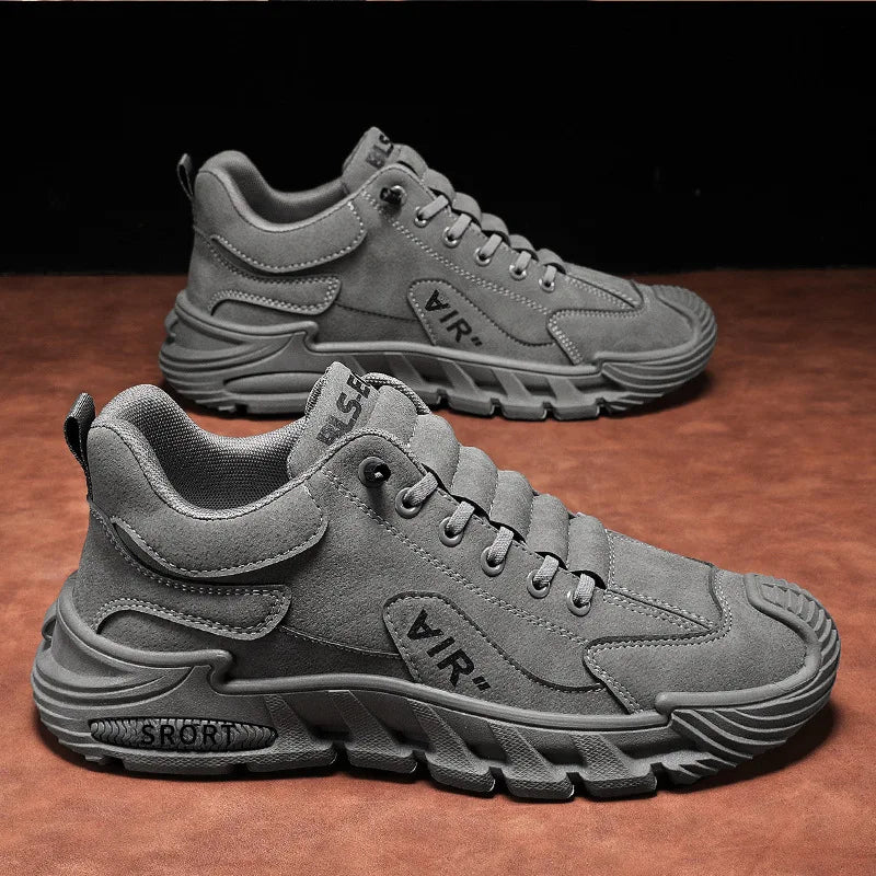 Four-season Men's Casual Shoes 2025 Solid Color