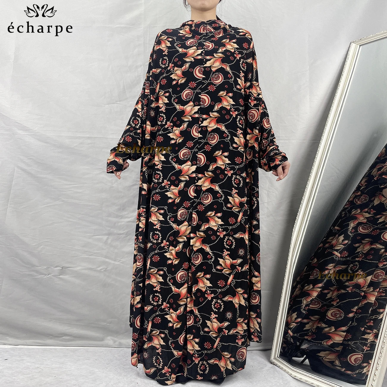 1 Pieces Muslim Hijabs Dress Women's
