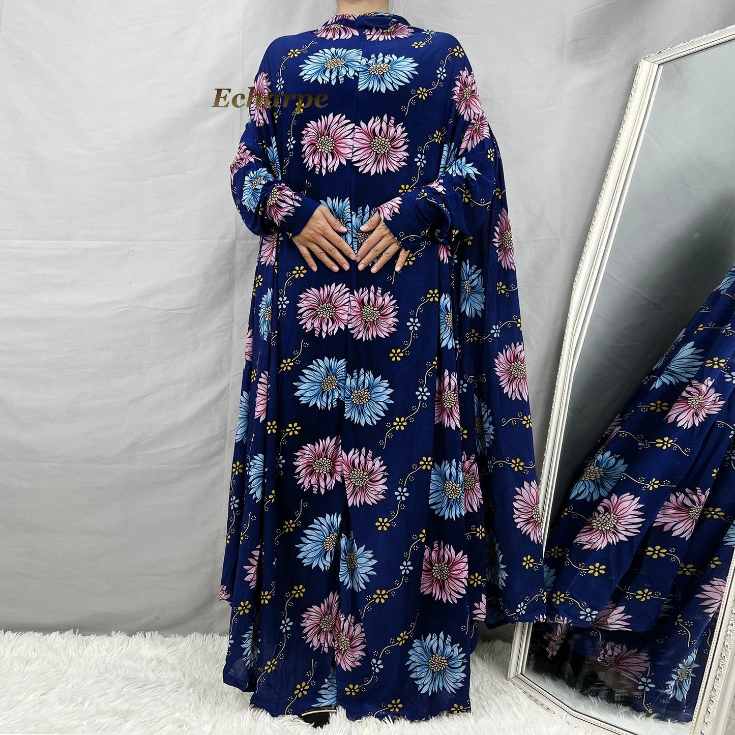 1 Pieces Muslim Hijabs Dress Women's