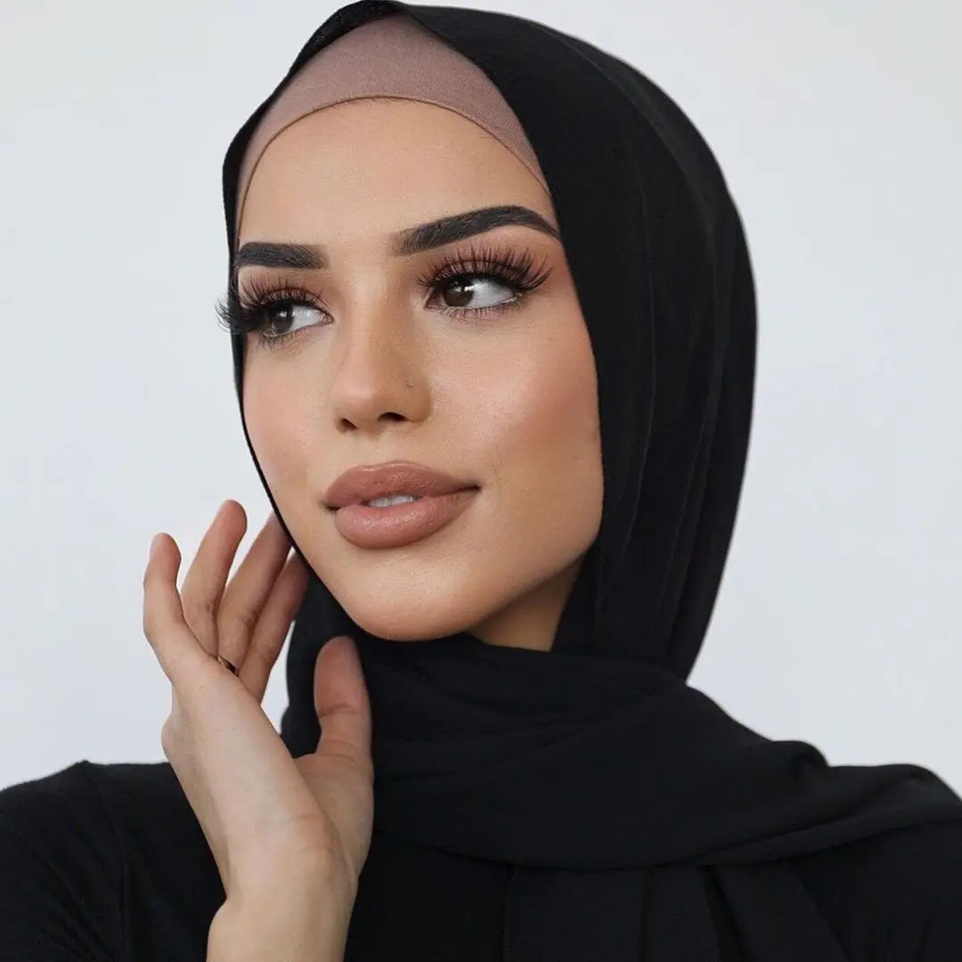 Soft Hijabs Scarf Shawl Plain Cotton Jersey Scarves