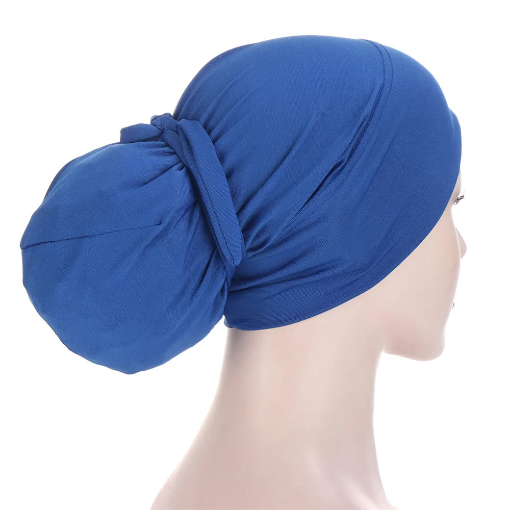 Hijab Beanies Skullies Knot Bonnet