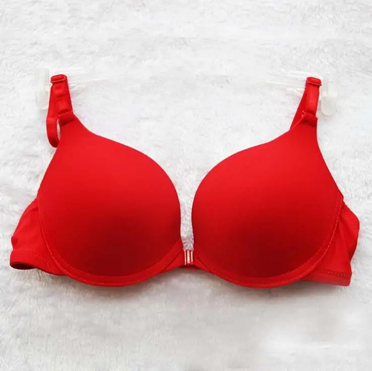Push Up Bra Front Buckle Brassiere