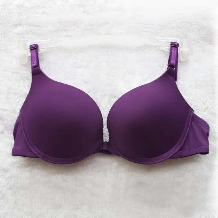 Push Up Bra Front Buckle Brassiere