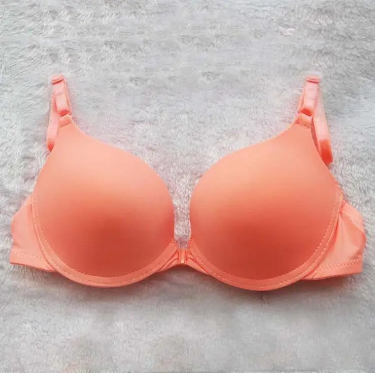 Push Up Bra Front Buckle Brassiere