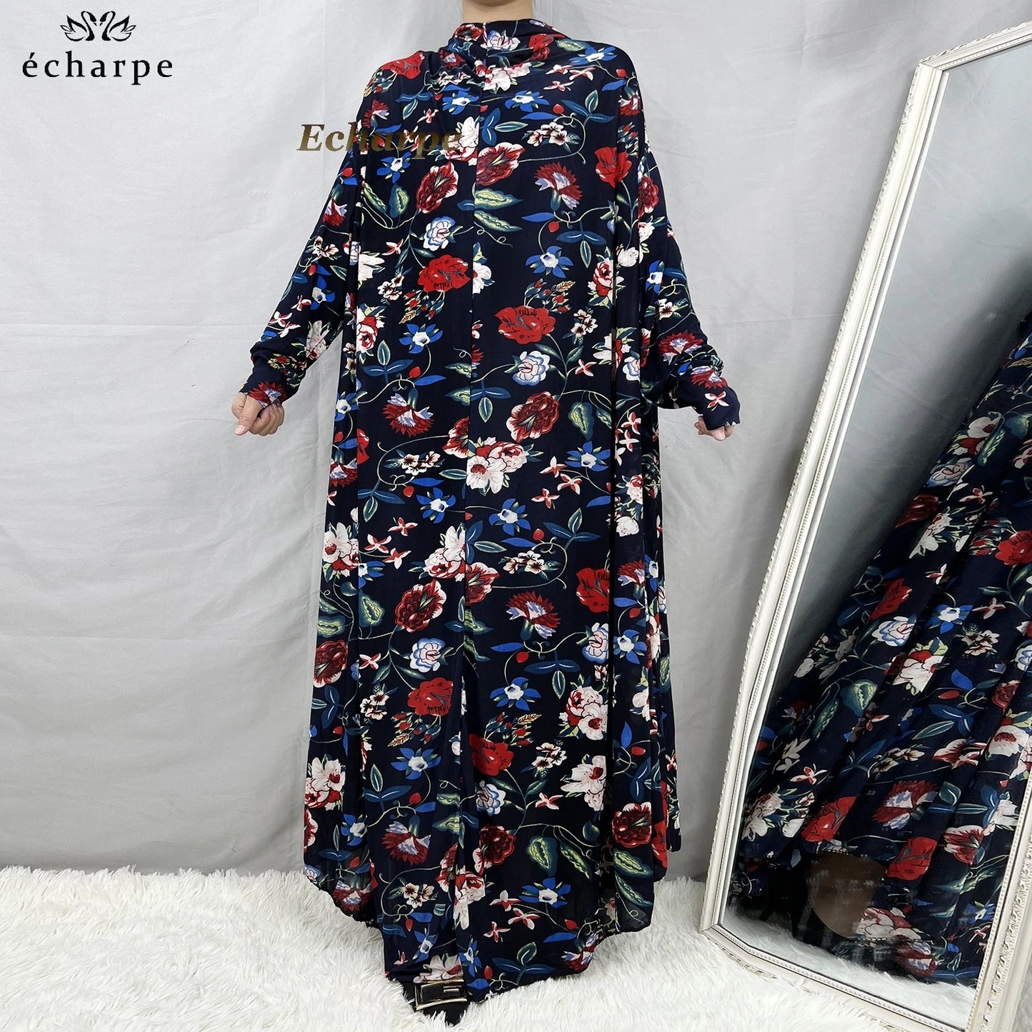 1 Pieces Muslim Hijabs Dress Women's