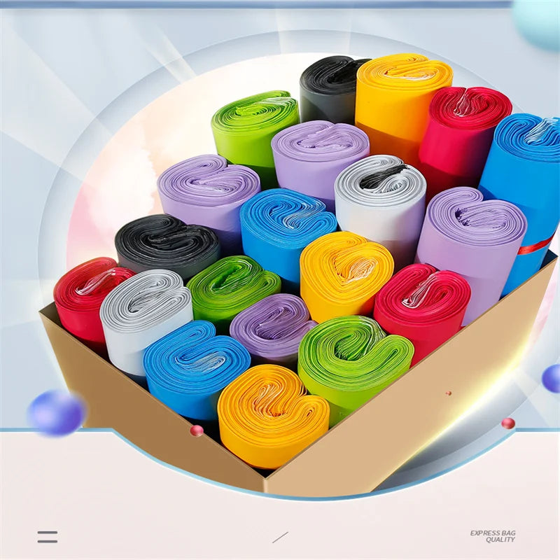 50Pcs Purple Courier Mailer Bags Packaging