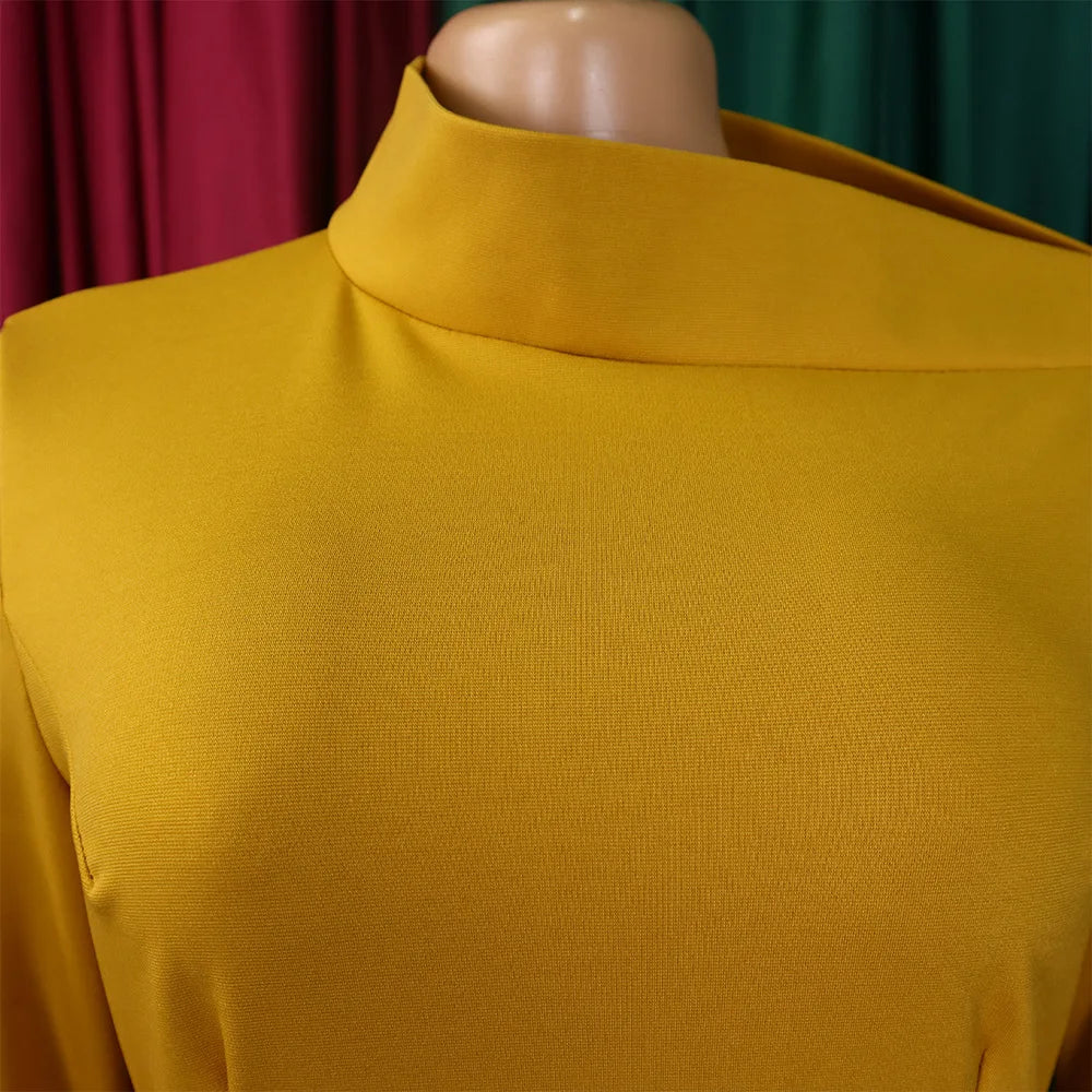 Casual Elegant Hip Warp Bodycon Dress