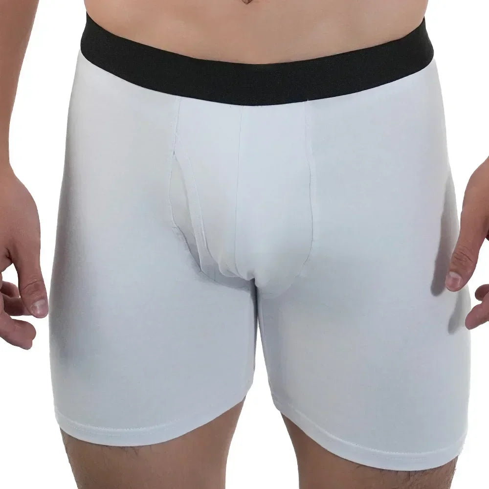 Man Mid-Long Boxer Sport Underwear