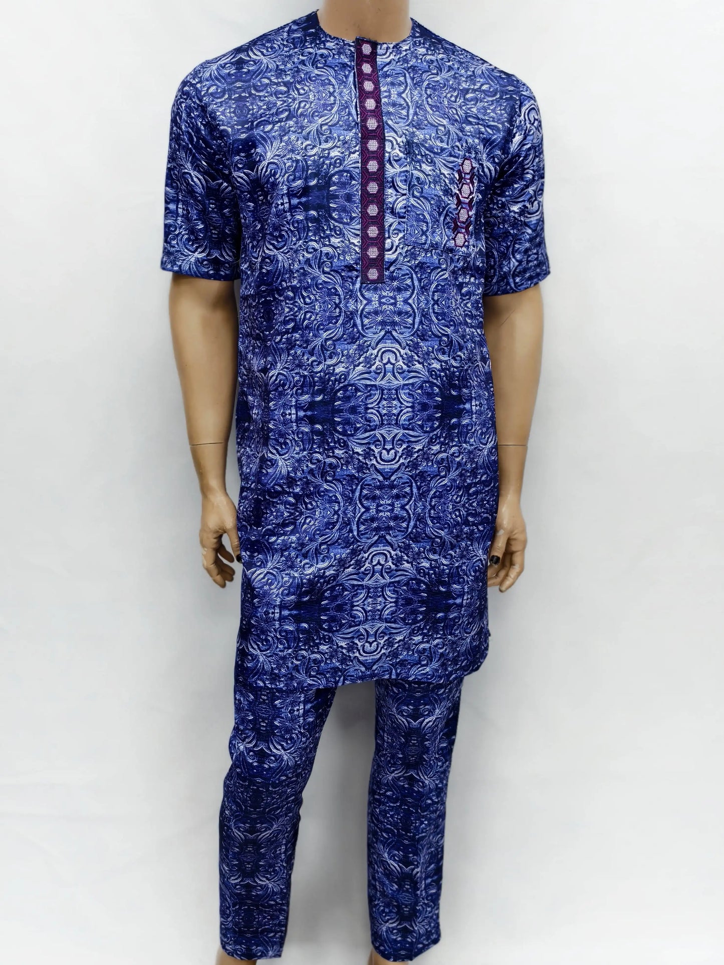 Abaya Muslim Islamic African Men's Prayer Eid Robe