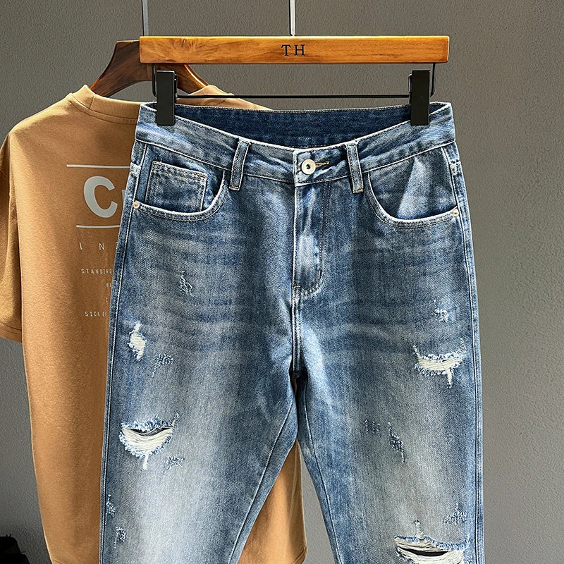 Ripped Jeans Baggy Denim Pants