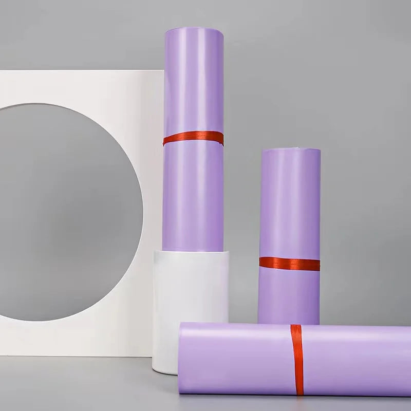 50Pcs Purple Courier Mailer Bags Packaging