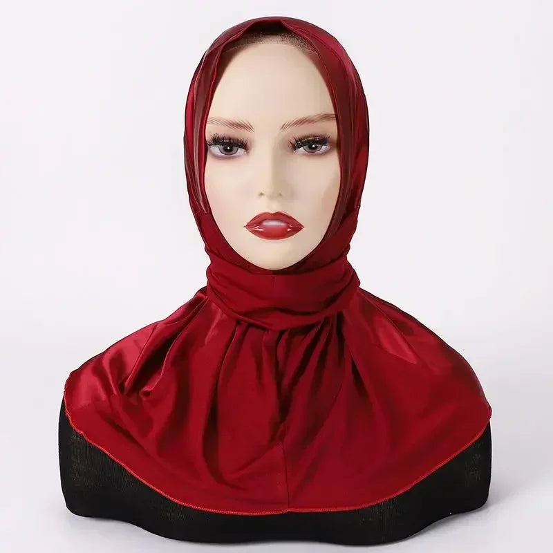 Hijab Muslim Adjustable with Button