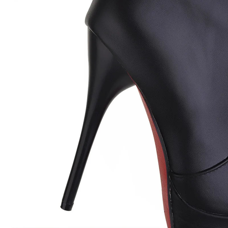 New PU leather Over The Knee Long Boots
