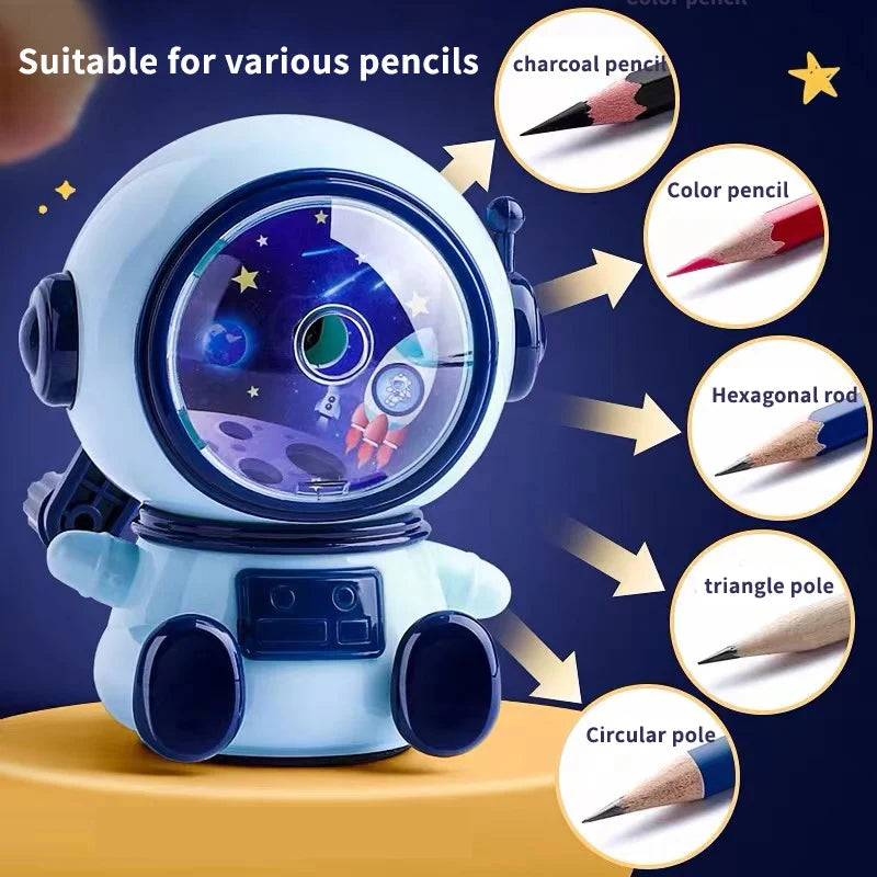 Astronaut Automatic Pencil Sharpener