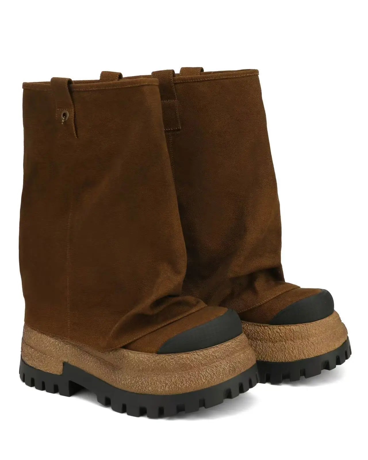 high-heeled thick soled sleeve banquet dress boots