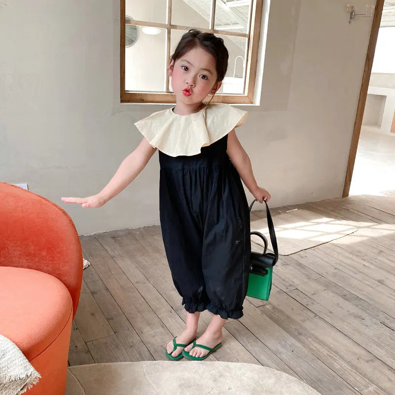 Casual Sweet Cotton Small Raglan jumpsuit