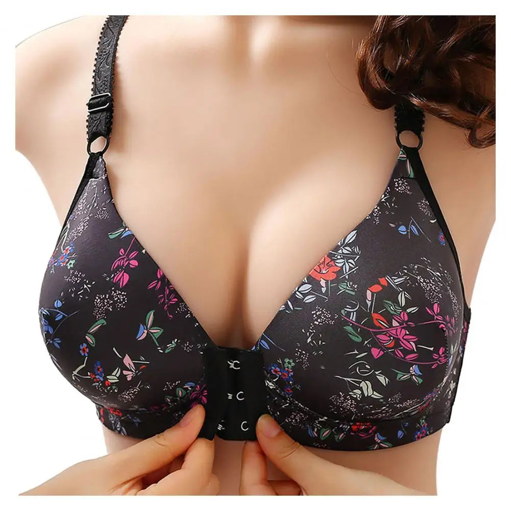 Shoulder Straps Push Up Padded Wireless Bra