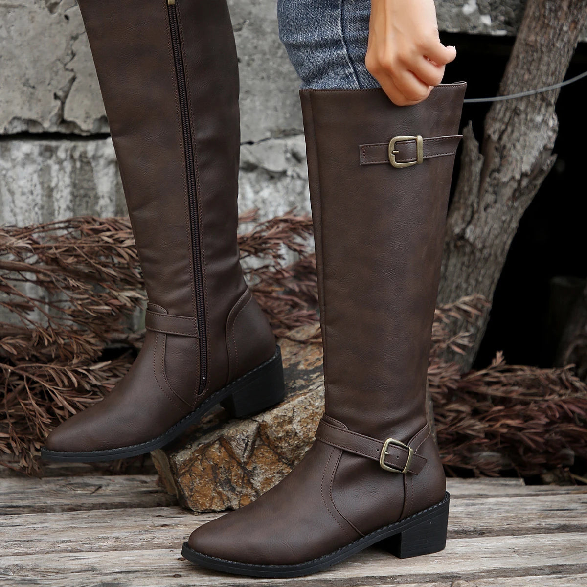 Winter Fashion Knee High Boots