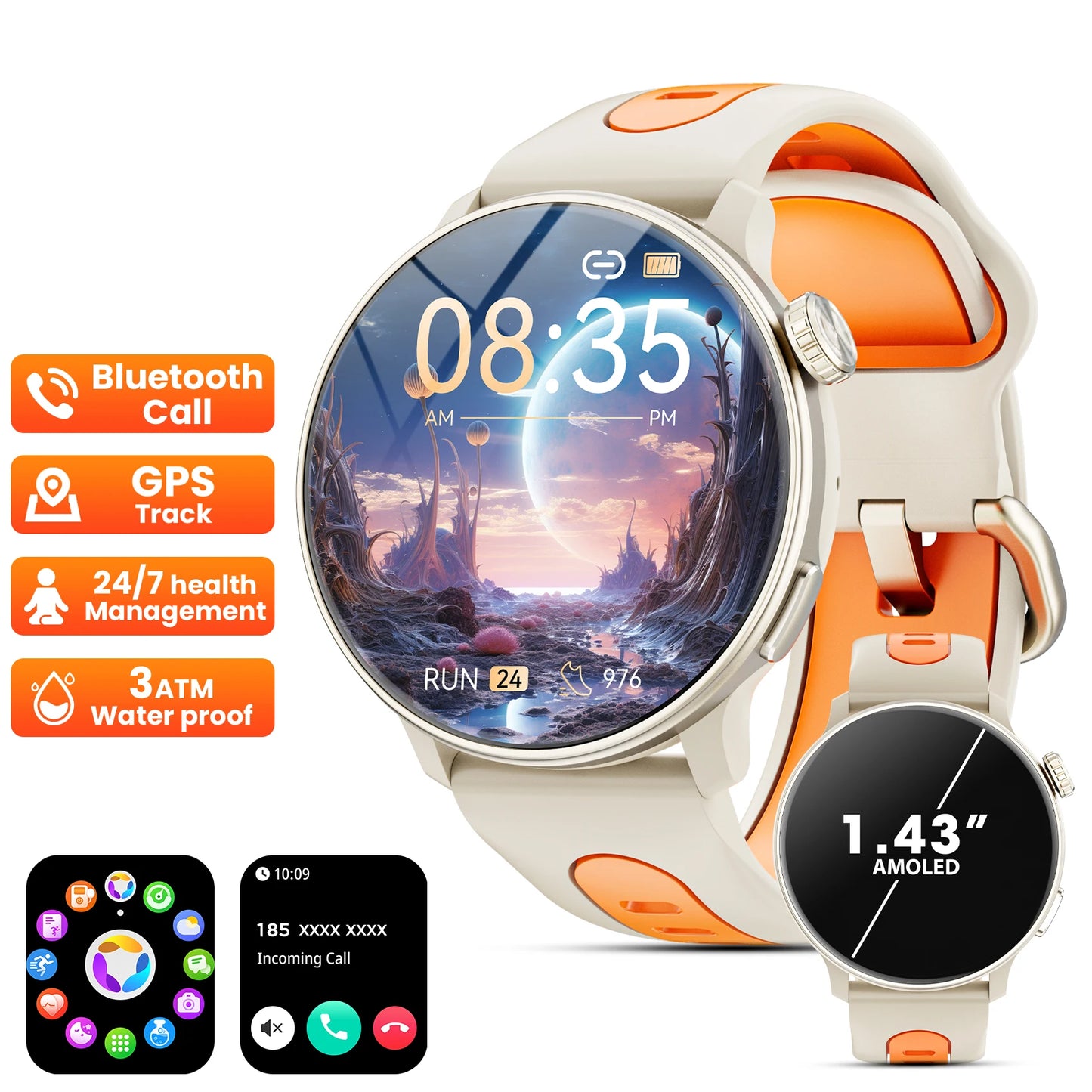 Karchilor Amoled Smartwatch