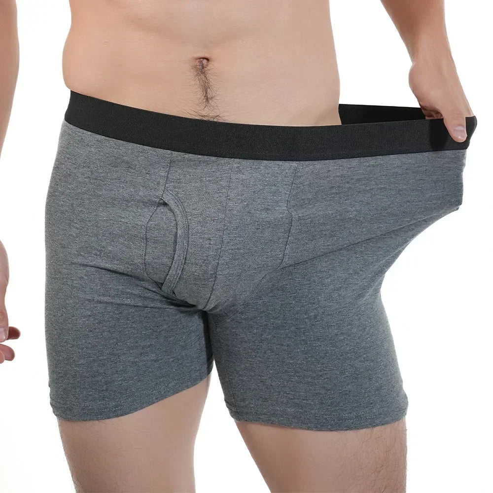 Man Mid-Long Boxer Sport Underwear
