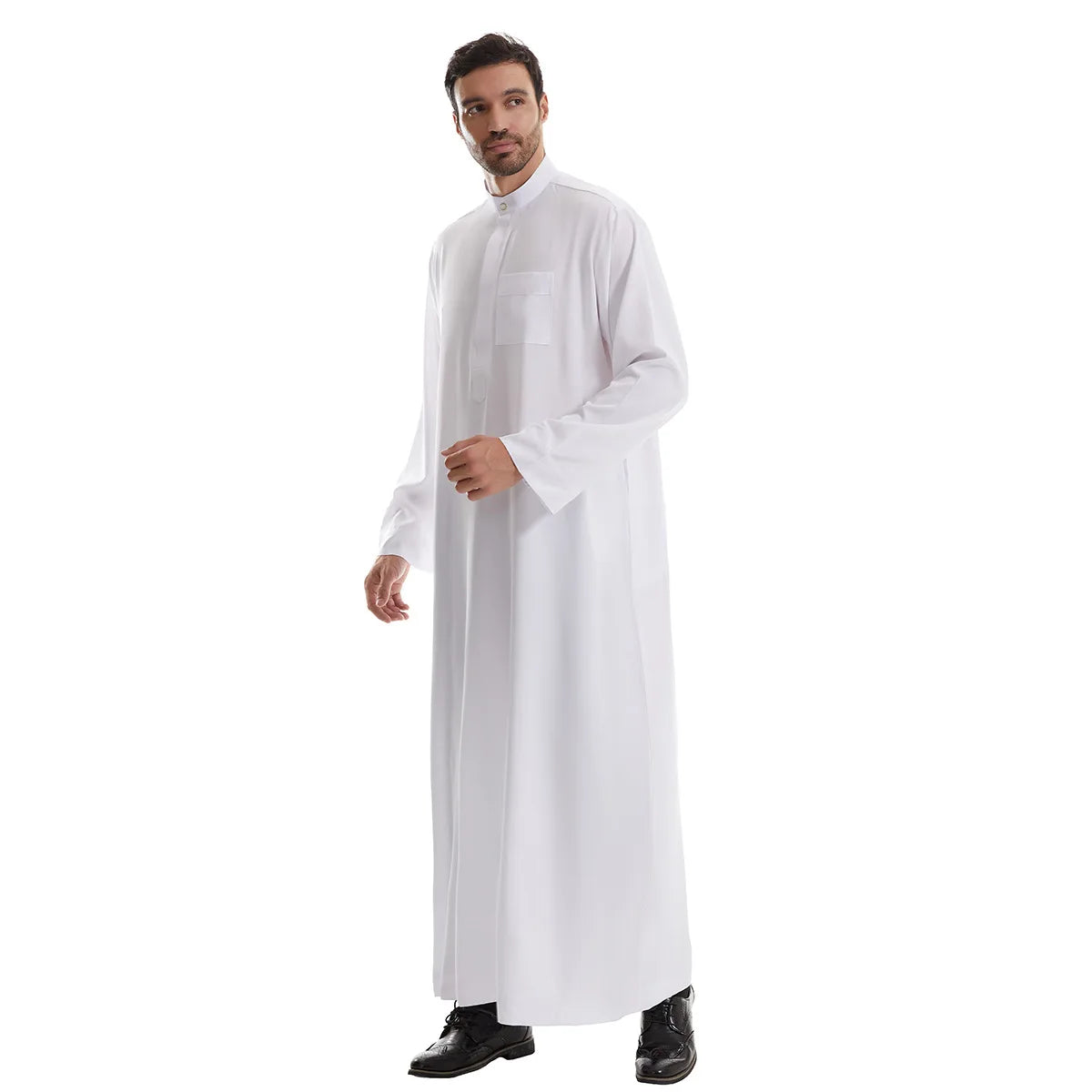 Muslim Abaya Prayer Kaftan Men Kimono Dishdasha
