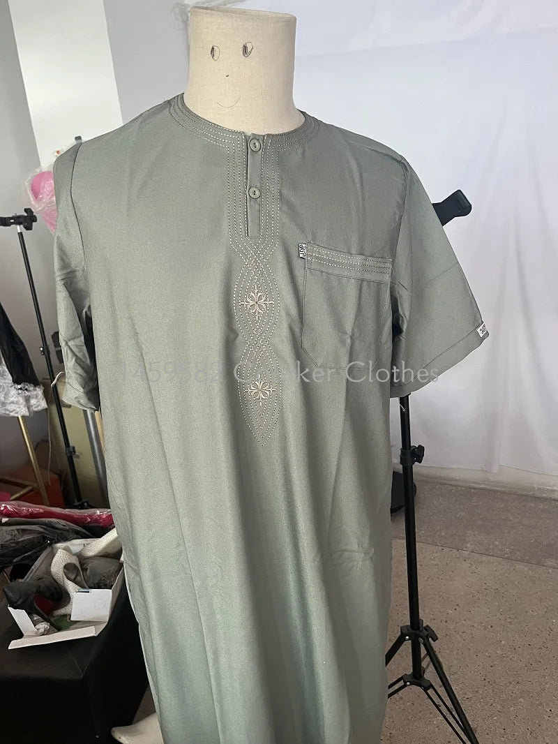 Muslim Abaya Islamic Clothing Men Kaftan