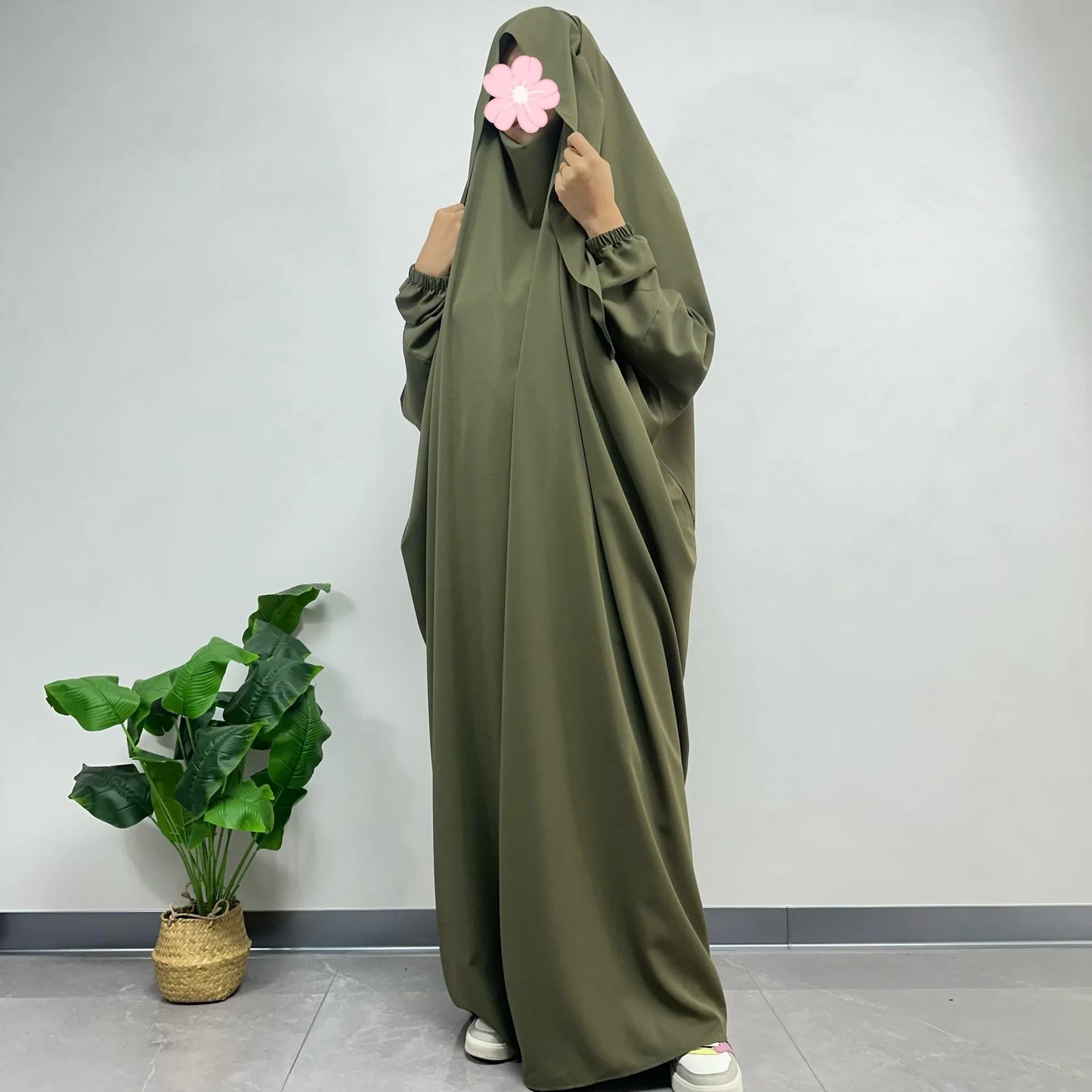 Eid Djellaba Hooded Abaya Women Muslim Prayer Garment