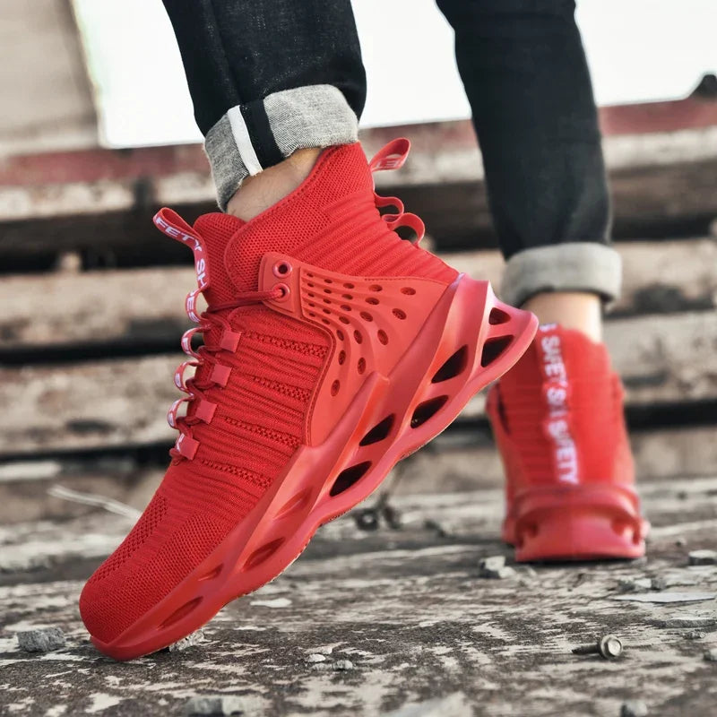New Unisex Safety Shoes High Top