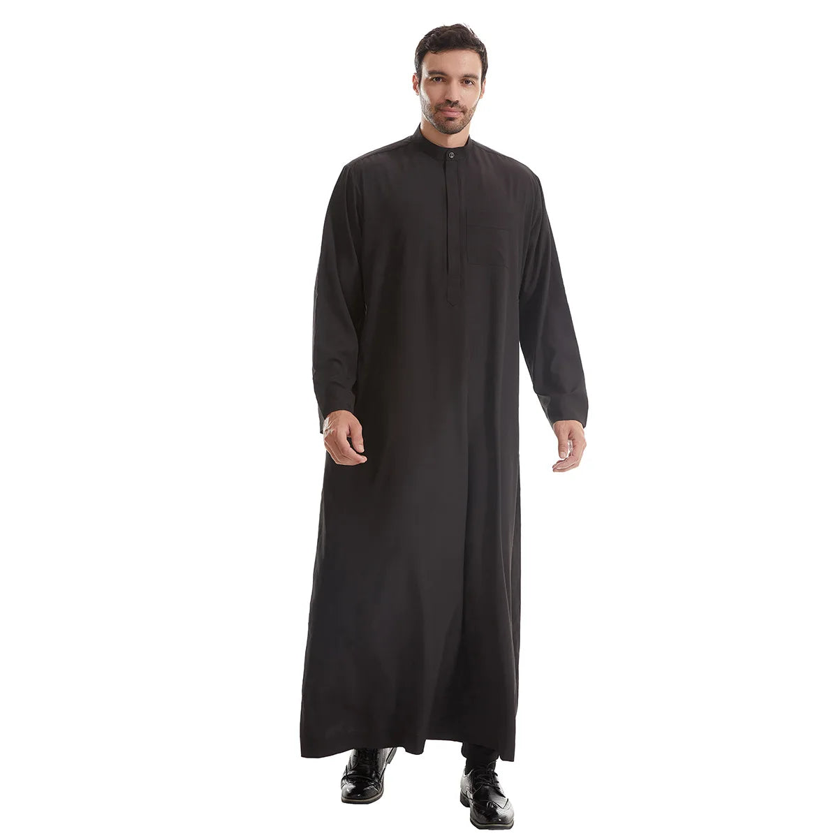 Muslim Abaya Prayer Kaftan Men Kimono Dishdasha