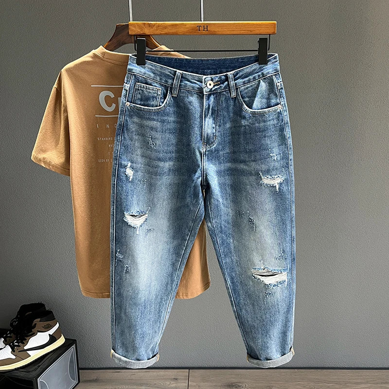 Ripped Jeans Baggy Denim Pants