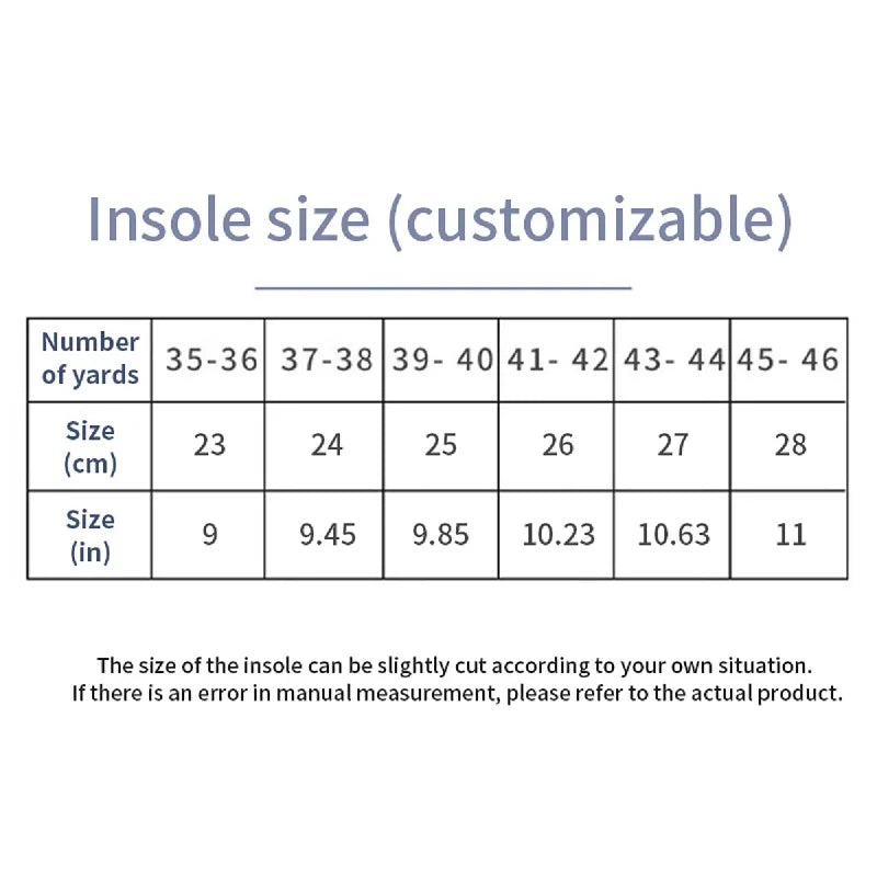 Sport Orthopedic Insoles for Feet