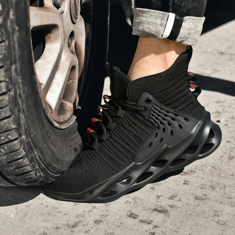 New Unisex Safety Shoes High Top