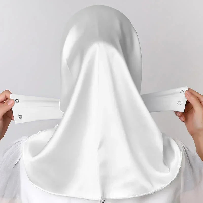Hijab Muslim Adjustable with Button