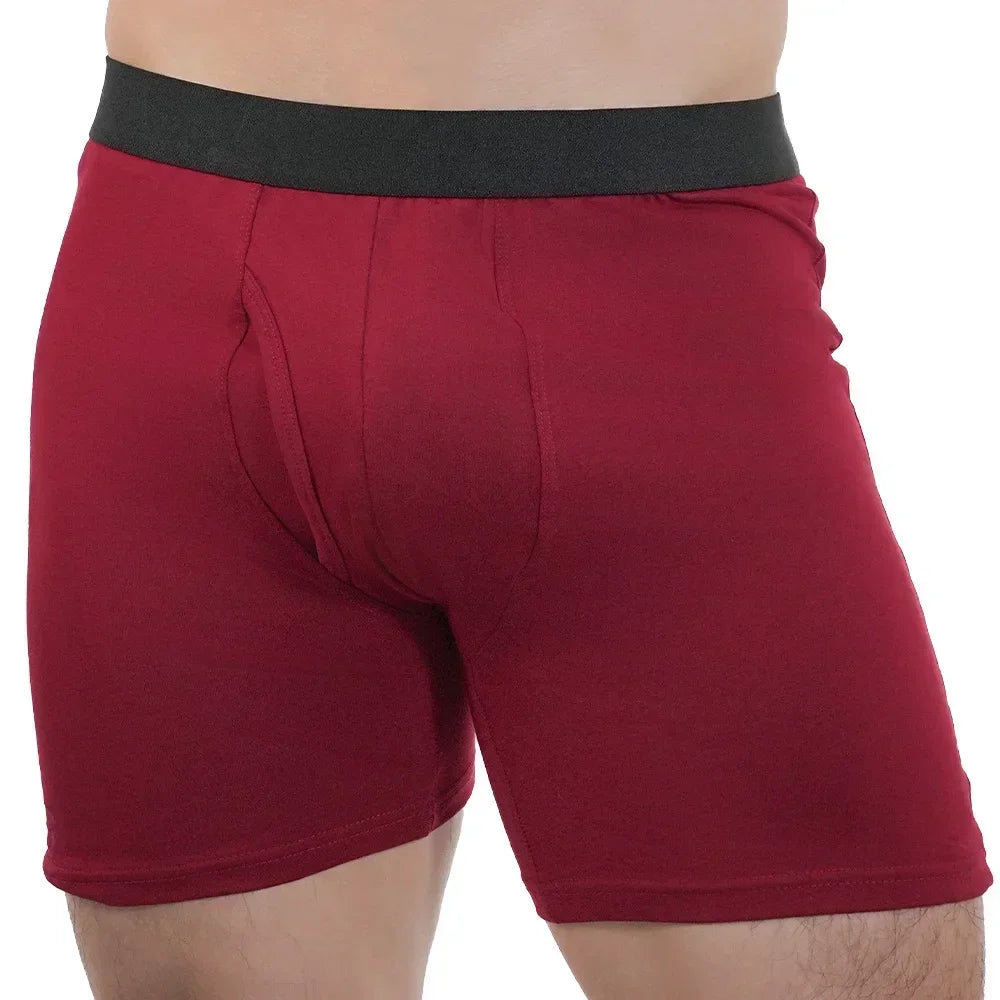 Man Mid-Long Boxer Sport Underwear