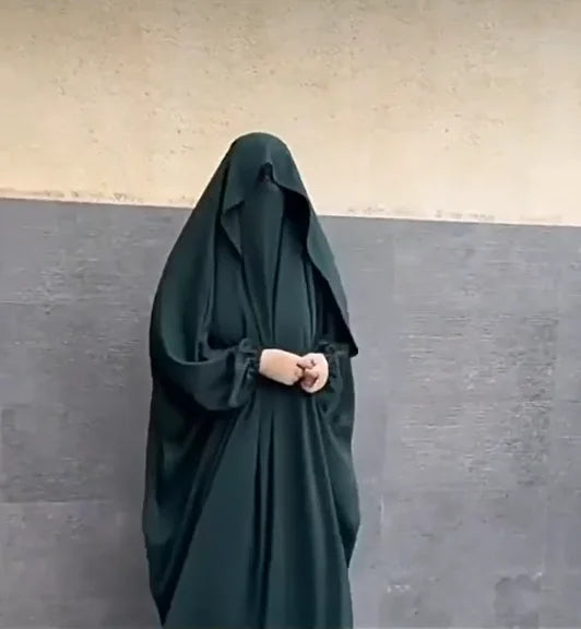 Eid Djellaba Hooded Abaya Women Muslim Prayer Garment