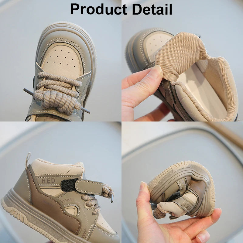 Toddlers high top sneakers