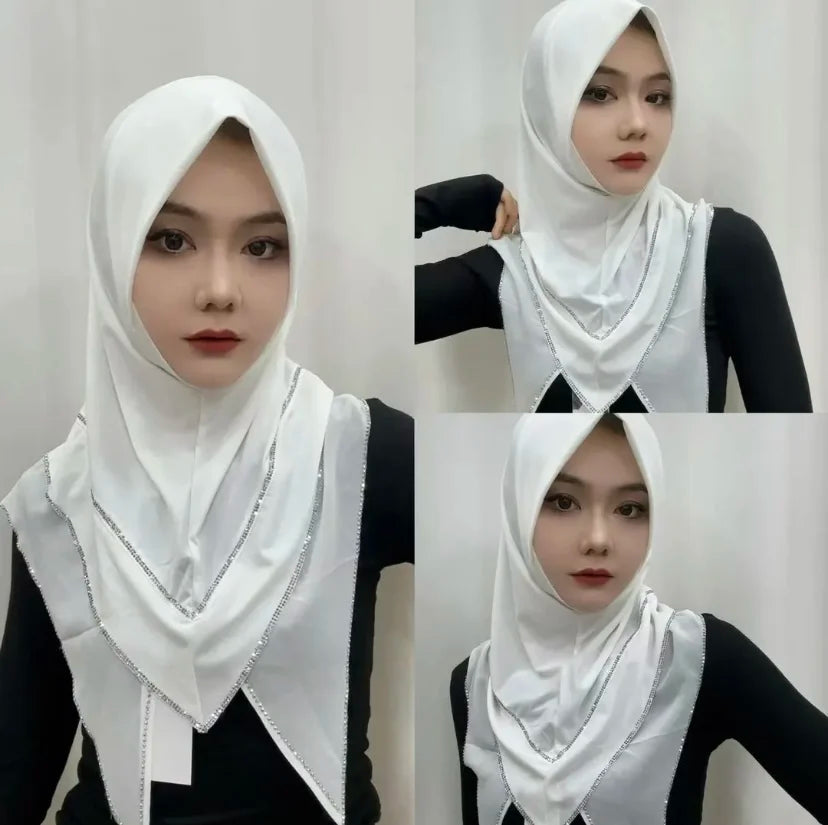 Arabian Women Hijabi Muslim Wear Cover Instant Hijab