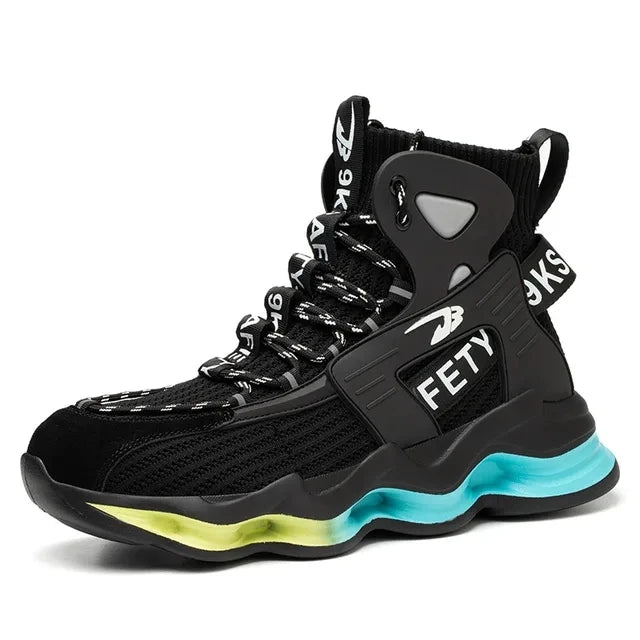 New Men Safety Shoes Work Sneakers