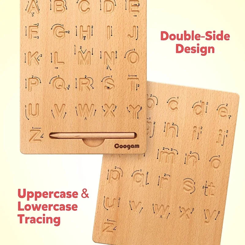 Wooden Letters Practicing Board