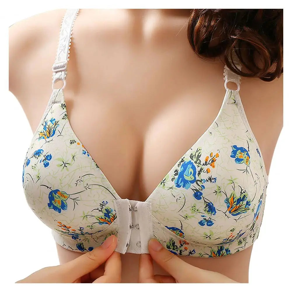 Shoulder Straps Push Up Padded Wireless Bra