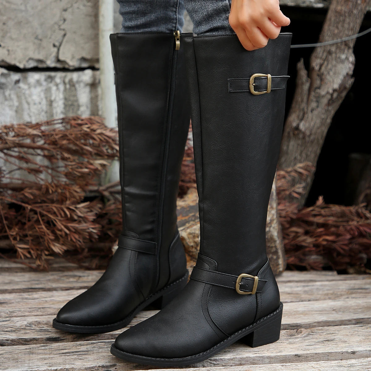 Winter Fashion Knee High Boots