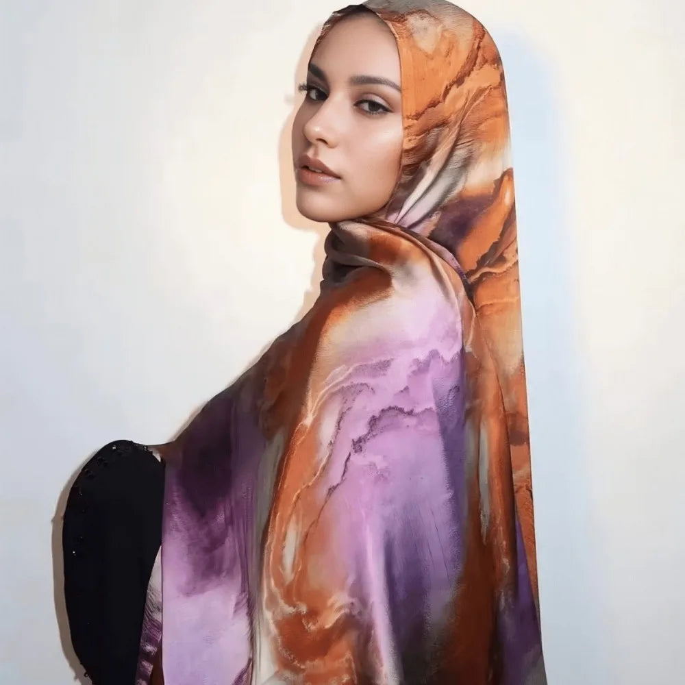 Water Printed Hijabs