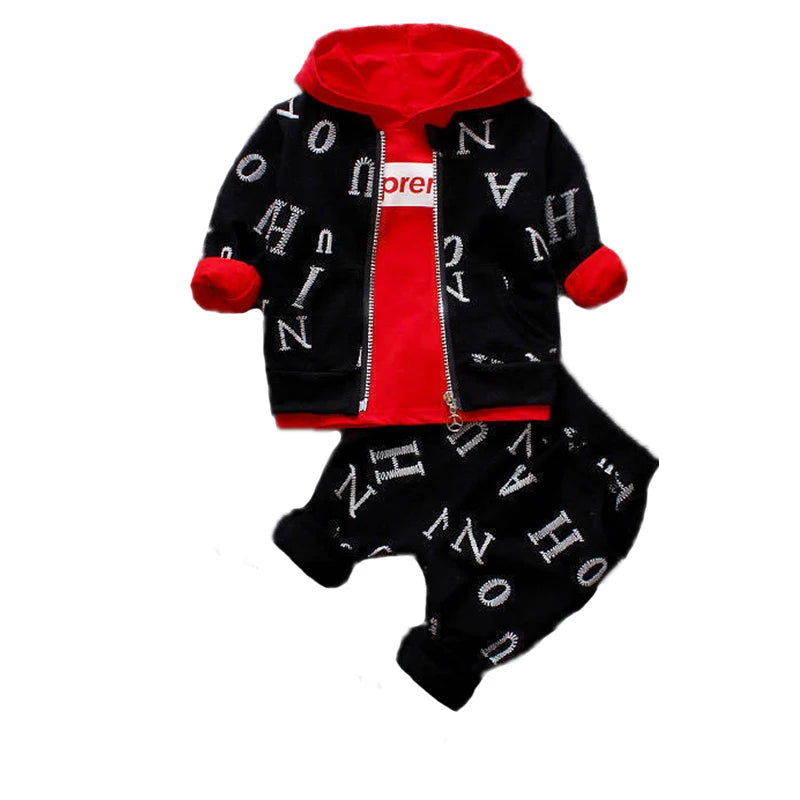 3PCS Boy toddler tracksuit