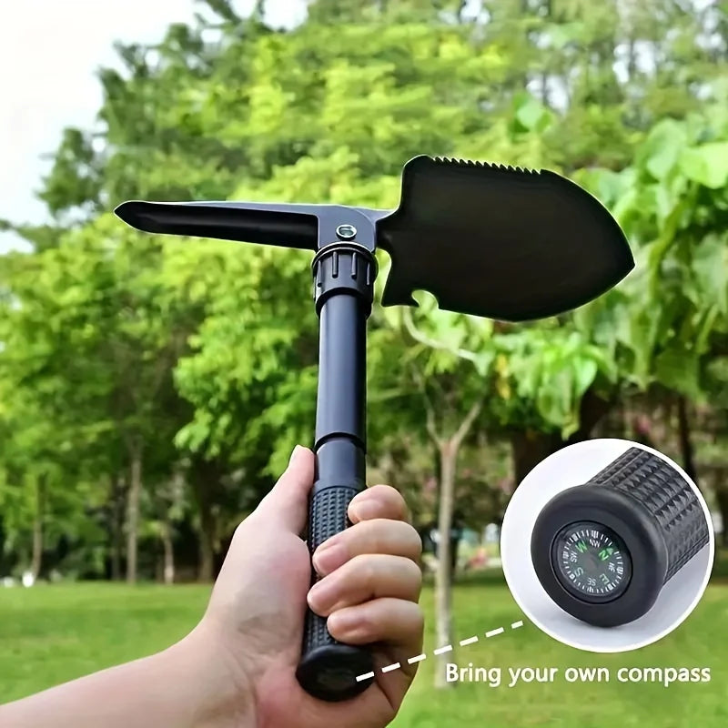 Versatile Folding Metal Shovel –