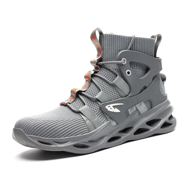 New Men Safety Shoes Work Sneakers