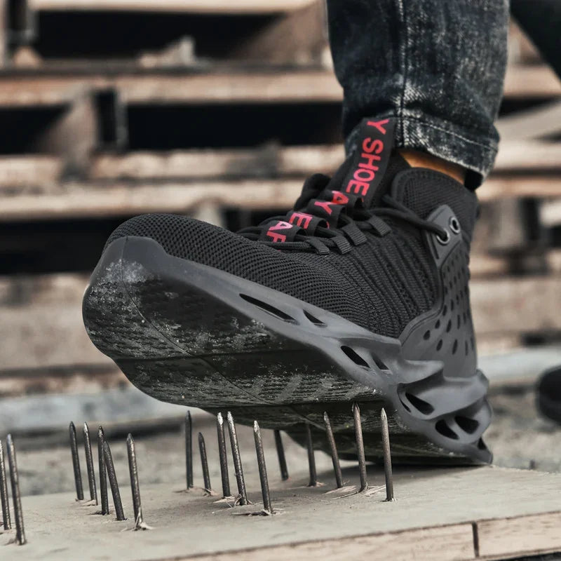 New Unisex Safety Shoes High Top