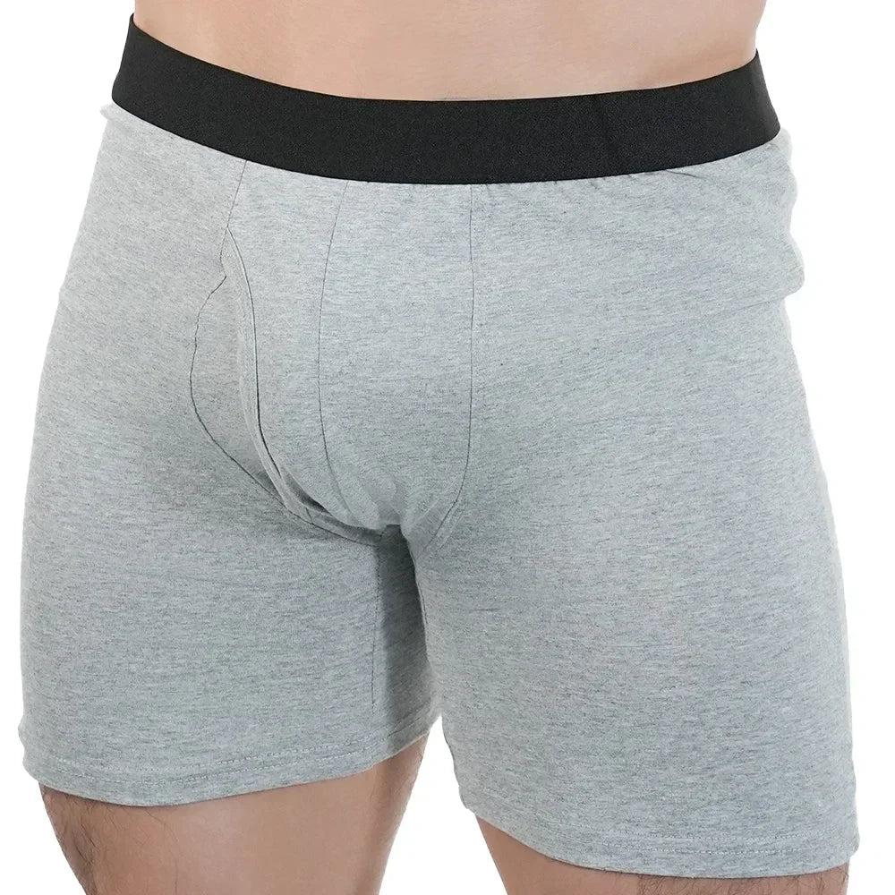 Man Mid-Long Boxer Sport Underwear